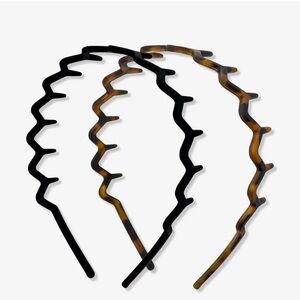 Ulta Beauty Zigzag Headbands in Black and Tortoiseshell